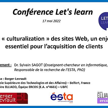 Conférence Let’s learn