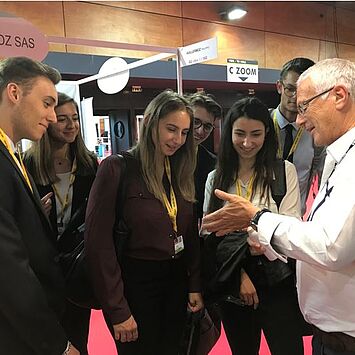 L'ESTA Belfort en visite au salon Micronora de Besançon